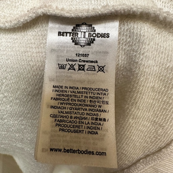 Better Bodies Union Crewneck Sweater size L - Picture 4 of 4